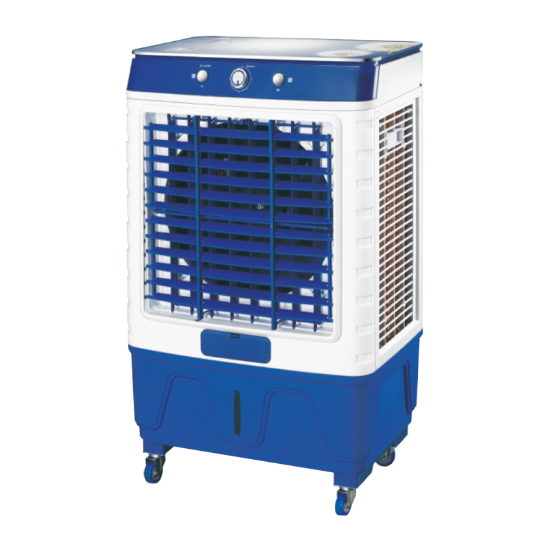 LZ-801 air cooler series 3 fan speeds: high-medum-low Fan, cooler, hurmldifer, alr fltatlion with wheels air volume：8000m^/h  product size：595x.390x 980mm