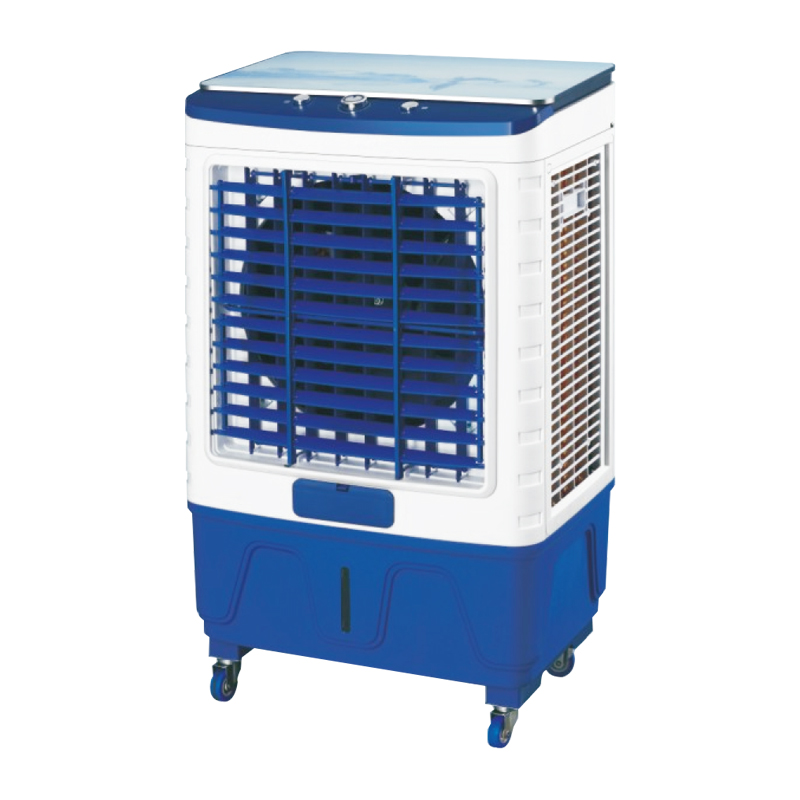 LZ-802 air cooler series 3 fan speeds: high-medum-low Fan, cooler, hurmldifer, alr fltatlion with wheels air volume：8000m^/h  product size：595x.390x 980mm