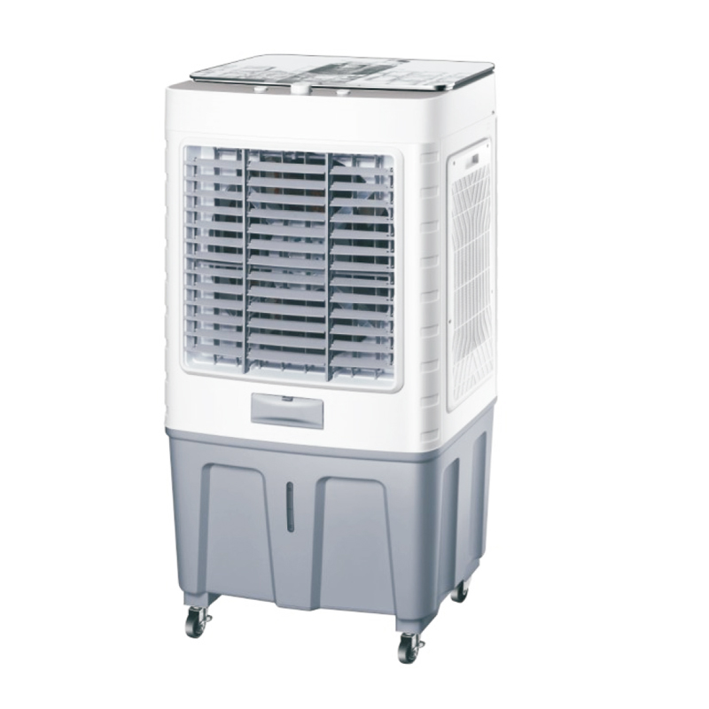 LZ-1203A air cooler series 3 fan speeds: high-medum-low  fan, cooler, hurmldifer, alr fltatlion  with wheels  air volume：12000m^/h  product size：600x410x1160mm