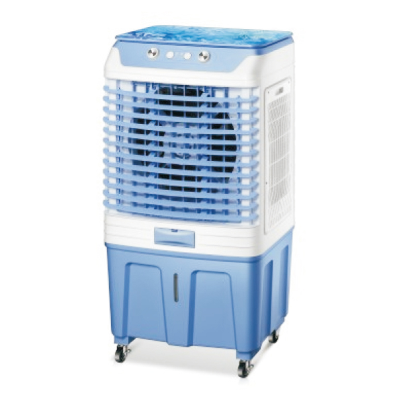 LZ-1205B air cooler series 3 fan speeds: high-medum-low  fan, cooler, hurmldifer, alr fltatlion  with wheels  air volume：12000m^/h  product size：600x410x1160mm