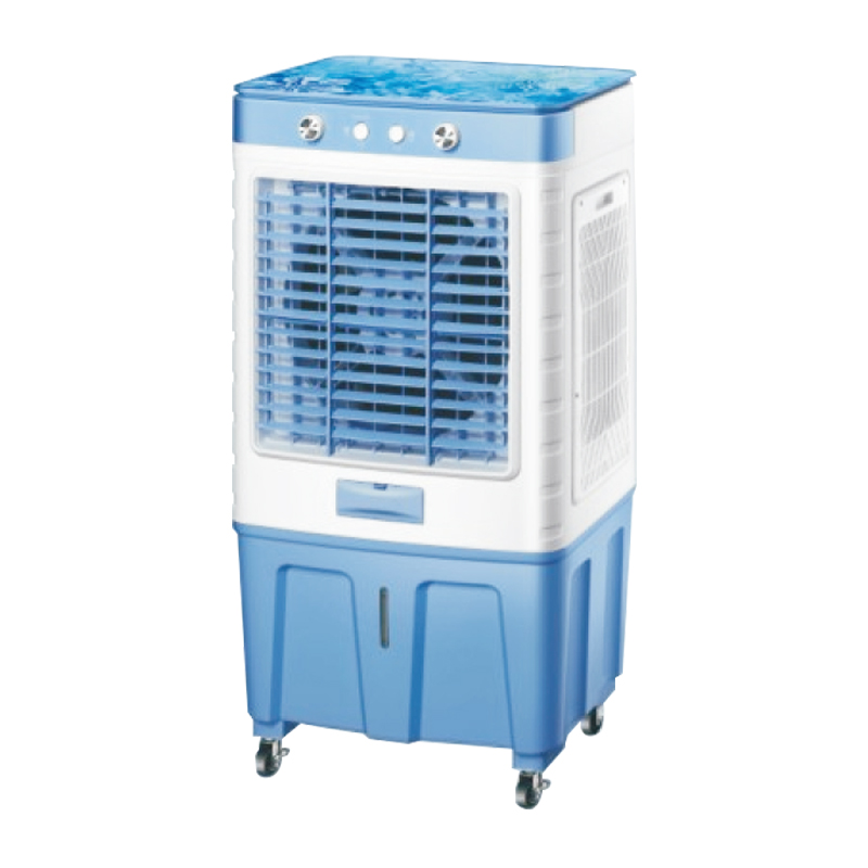 LZ-1206A air cooler series 3 fan speeds: high-medum-low  fan, cooler, hurmldifer, alr fltatlion  with wheels  air volume：12000m^/h  product size：600x410x1160mm