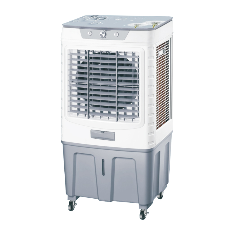 LZ-1404 air cooler series3 fan speeds: high-medum-low  fan, cooler, hurmldifer, alr fltatlion  with wheels  air volume：14000m^/h  product size：600x410x1320mm 