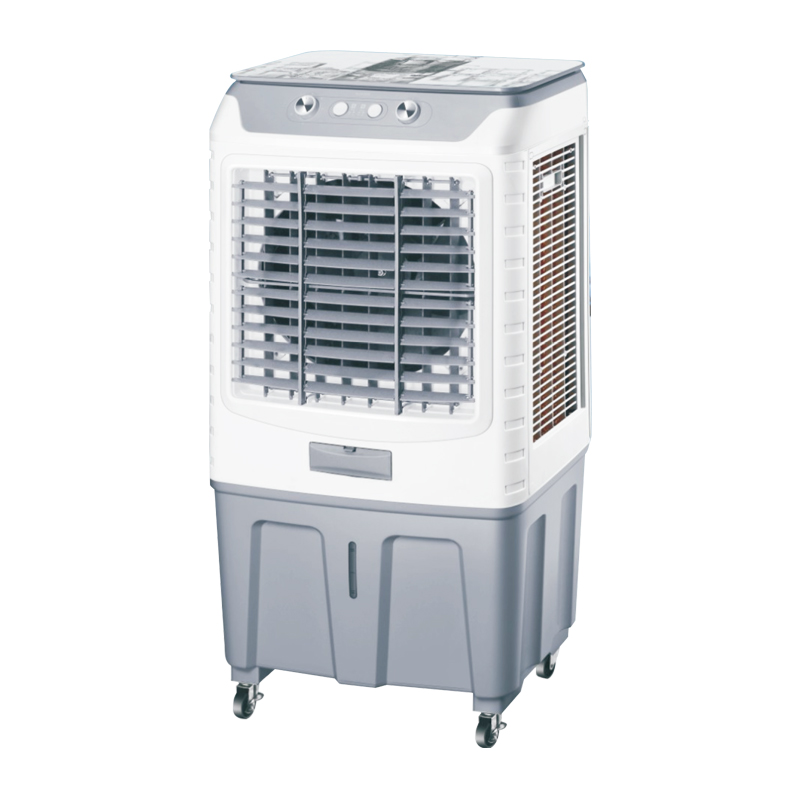 LZ-1405 air cooler series3 fan speeds: high-medum-low  fan, cooler, hurmldifer, alr fltatlion  with wheels  air volume：14000m^/h  product size：600x410x1320mm 