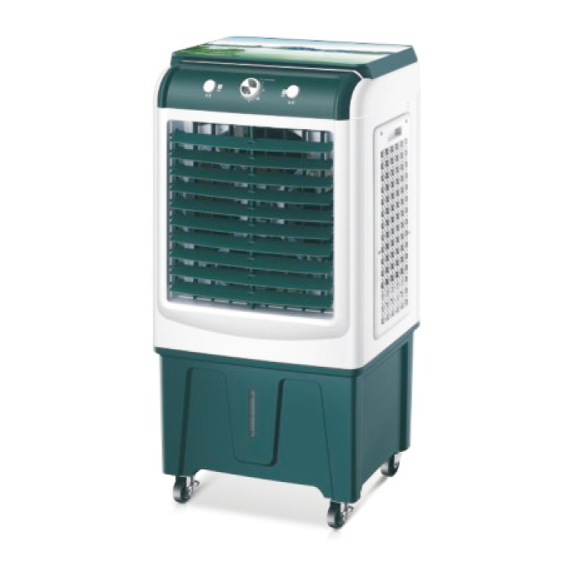 LZ-601 air cooler series 3 fan speeds: high-medum-low  fan, cooler, hurmldifer, alr fltatlion  with wheels  air volume：6000m^/h  product size：500x350x960mm