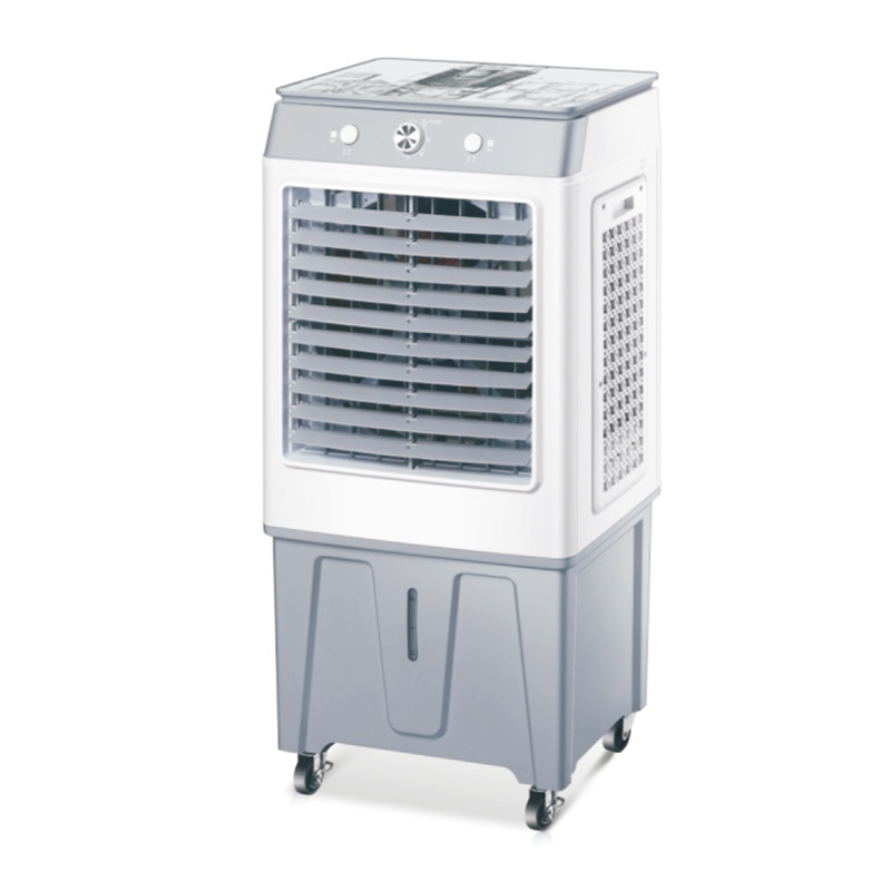 LZ-701 air cooler series 3 fan speeds: high-medum-low  fan, cooler, hurmldifer, alr fltatlion  with wheels  air volume：7000m^/h  product size：500x350x1060mm