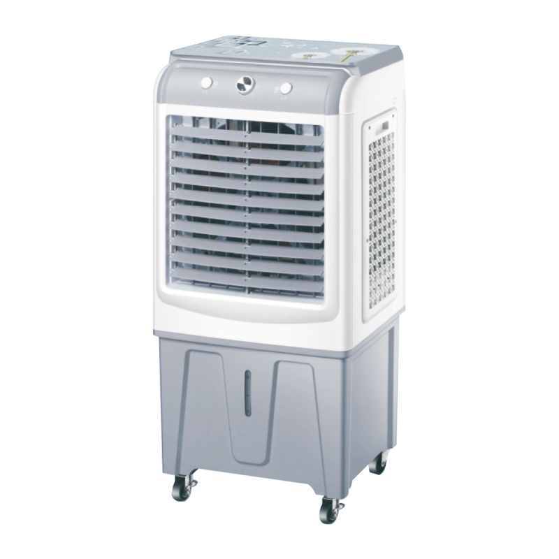 LZ-702 air cooler series 3 fan speeds: high-medum-low  fan, cooler, hurmldifer, alr fltatlion  with wheels  air volume：7000m^/h  product size：500x350x1060mm